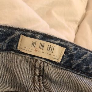 Free people Light wash jeans